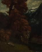 Gustave Courbet The Glen at Ornans oil painting artist